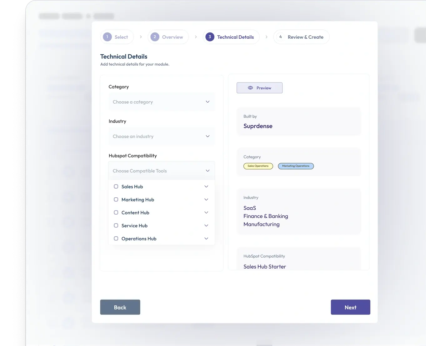 Create Modules